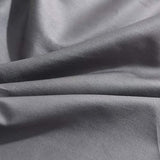 WARFFET Goose Feather Pillows for Sleeping 2 Pack 100% Cotton Mixed with Microfiber Grey Queen 20x28inches