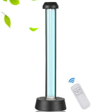 Hideno Desk Lamp with Base 38W,Table Light with 15s Delay Time Remote Controller for Living,Kitchen, Bedroom,School,Office