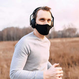 DR.MOXA Face Mouth Cover with Breathing Valve with Activated Carbon Filter Replaceable Haze Dust Face Protection (3 Mask+10 Filters)