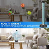 Hideno Desk Lamp with Base 38W,Table Light with 15s Delay Time Remote Controller for Living,Kitchen, Bedroom,School,Office