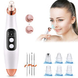 Blackhead Remover Pore Vacuum - Jemyda Rechargeable Black Heads Removal Tool with 6 Sucking Probes