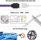 UMICKOO LED Strip Lights Kit,Led Light Strip Waterproof IP65, with IR Remote Controller