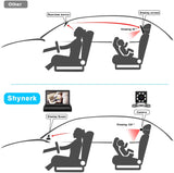 Shynerk Baby Car Mirror, 4.3'' HD Night Vision Function Car Mirror Display, Safety Car Seat Mirror Camera