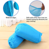 Shoe Covers, 200 Pack (100 Pairs) Booties for Shoes Cover Disposable Non Slip, Non Woven Boot Covers Waterproof Durable Shoe Protectors Covers