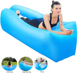 Jemyda Inflatable Lounger Portable Waterproof Air Couch for Indoor Backyard Pool, Anti-Leakage Beach Lounger for Camping Travel
