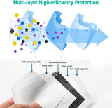 DR.MOXA Face Mouth Cover with Breathing Valve with Activated Carbon Filter Replaceable Haze Dust Face Protection (3 Mask+10 Filters)