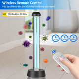 Hideno Desk Lamp with Base 38W,Table Light with 15s Delay Time Remote Controller for Living,Kitchen, Bedroom,School,Office