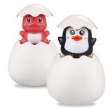 TOHIBEE Baby Bathtub Toys Penguin and Duck Egg Squirt Bath Toys