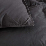 LUOSIFEN Goose Down Comforter Cool Duvet Inserts Queen Size Lightweight for All Seasons Grey(90x90)