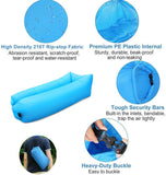 Jemyda Inflatable Lounger Portable Waterproof Air Couch for Indoor Backyard Pool, Anti-Leakage Beach Lounger for Camping Travel