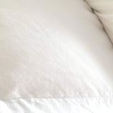 LUOSIFEN Goose Down Comforter Cool Duvet Inserts Queen Size Lightweight for All Seasons Grey(90x90)