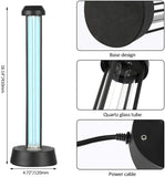 Hideno Desk Lamp with Base 38W,Table Light with 15s Delay Time Remote Controller for Living,Kitchen, Bedroom,School,Office