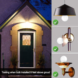 Elrigs Motion Sensor Light Bulb with Dusk to Dawn Warm White, Motion Sensitivity, Time and Twilight Setting Adjustable