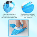Shoe Covers, 200 Pack (100 Pairs) Booties for Shoes Cover Disposable Non Slip, Non Woven Boot Covers Waterproof Durable Shoe Protectors Covers