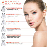 Blackhead Remover Pore Vacuum - Jemyda Rechargeable Black Heads Removal Tool with 6 Sucking Probes