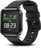 RTAKO Smart Watch for Men Women, Fitness Tracker Watch with Heart Rate Monitor Blood Oxygen Meter, IP68 Swimming Waterproof Smartwatch Compatible with iPhone Android Phones DIY Clock Faces Pink