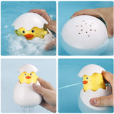 TOHIBEE Baby Bathtub Toys Penguin and Duck Egg Squirt Bath Toys