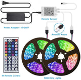 UMICKOO LED Strip Lights Kit,Led Light Strip Waterproof IP65, with IR Remote Controller