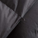 LUOSIFEN Goose Down Comforter Cool Duvet Inserts Queen Size Lightweight for All Seasons Grey(90x90)