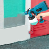 Rrtizan Paint Sprayer, 800W High Power HVLP Spray Gun, Electric Paint Gun with 3 Copper Nozzles, 3 Spray Patterns for Painting Ceiling, Fence, Cabinets, Tables, Chairs, Walls and Crafts