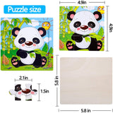 Wooden Jigsaw Puzzles Set for Kids Age 2-5 Years Old