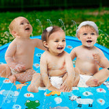 TOHIBEE Sprinkler for Kids 68" Splash Pad Wading Pool Outdoor Water Toys Backyard Fountain