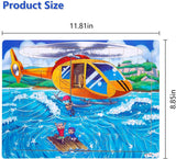 Puzzles for Kids Ages 4-8 Year Old 60 Piece Colorful Wooden