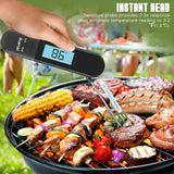 Meat Thermometer Food Thermometer - Digital Instant Read Kitchen Cooking Thermometer with Backlight LCD for Grilling/BBQ/Baking/Candy/Liquids/Oil