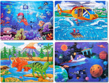 Puzzles for Kids Ages 4-8 Year Old 60 Piece Colorful Wooden